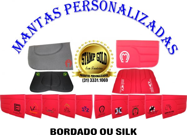 Mantas modelo 01 bordada
