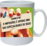 Caneca em porcelana sublimação